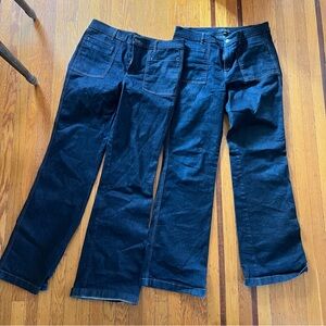 Ann Taylor bootcut jeans 14tall 14T lot of 2 EUC (see photos) 14 denim blue
